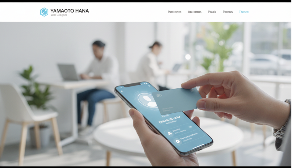 TapForge NFCデジタル名刺デモンストレーション - AI駆動の次世代名刺